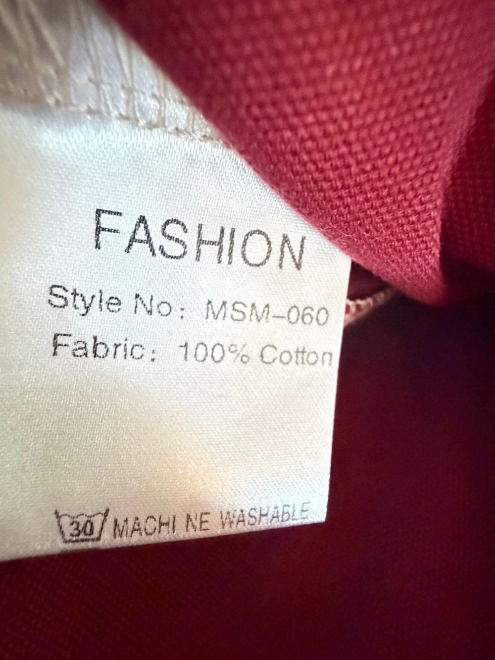 NWT Cropped Barn Jacket With Gingham Plaid Trim. Burgundy/Maroon. Size Small - Picture 9 of 12